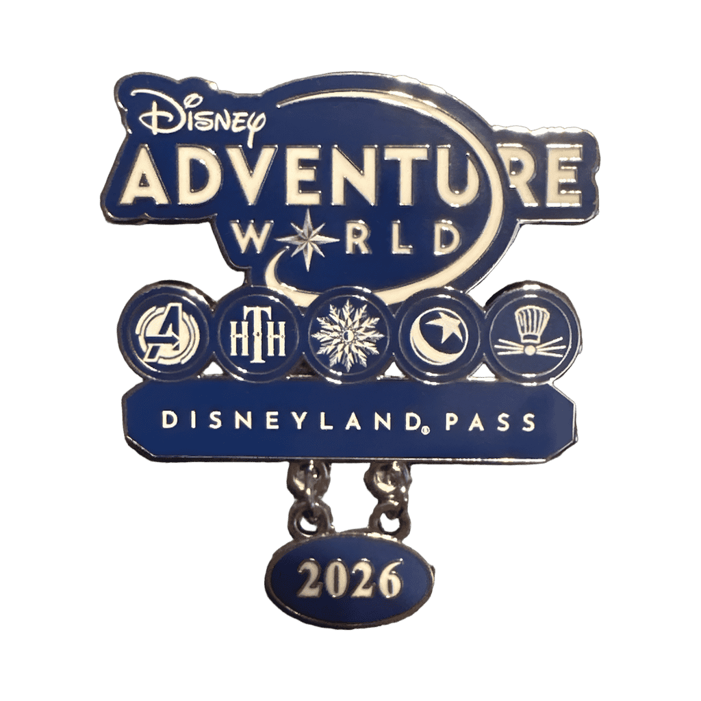 Adventure World Disneyland Pass 2026 Disney pin