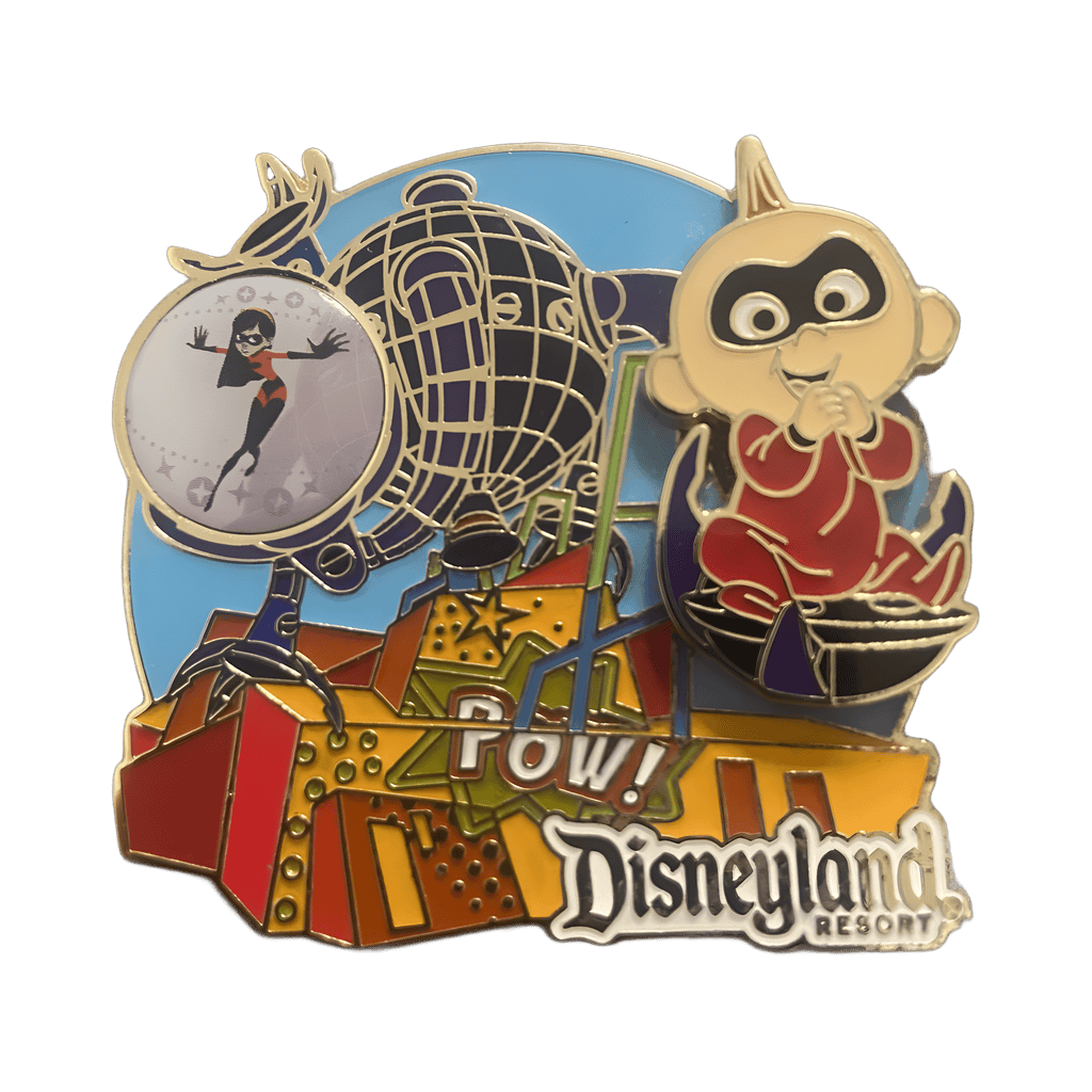 Parade Floats in Disneyland Resort - The Incredibles Violet and Jack-Jack Disney pin