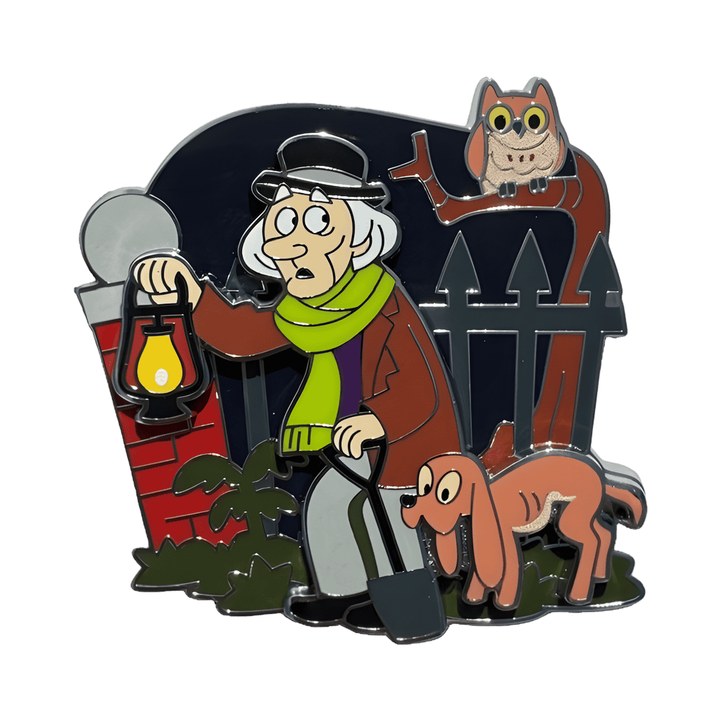 The Caretaker in Graveyard Disney pin