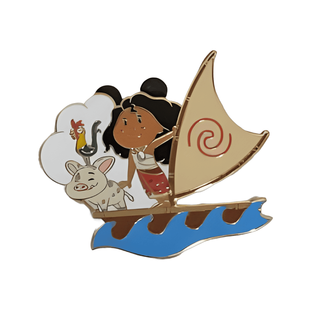 Moana, Hei Hei and Pua Disney pin