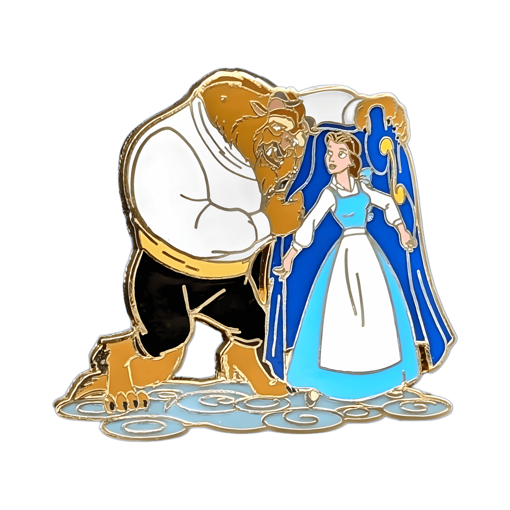 Belle and Beast Disney pin