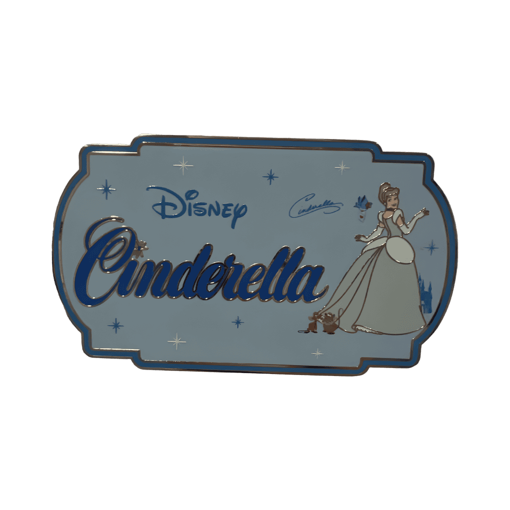 Cinderella Title Disney pin