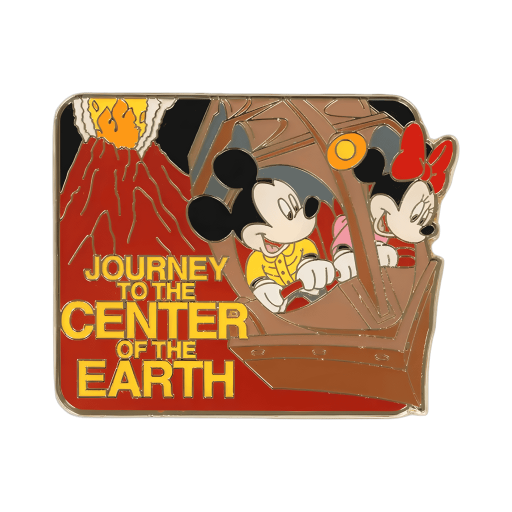 Journey to the Center of the Earth - Mickey and Minnie Disney pin