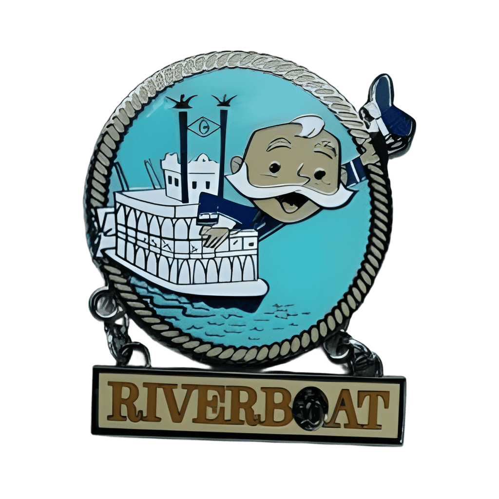 Attraction Vehicles Boxed Set - Mark Twain Riverboat Dangle Disney pin