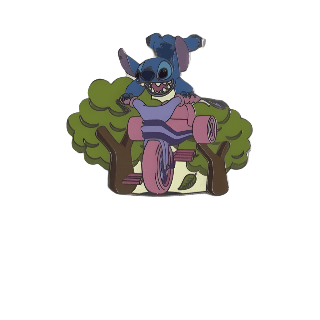 Stitch Riding Tricycle Disney pin