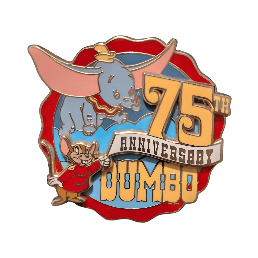 75th Anniversary — Dumbo and Timothy Mouse Disney pin