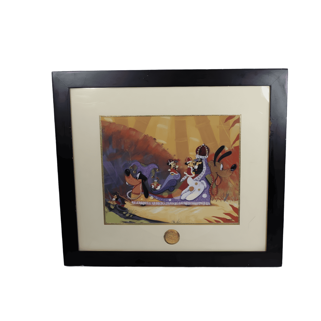 Mickey's Parti Gras (Queen/King Float) Framed Pin Set Disney pin