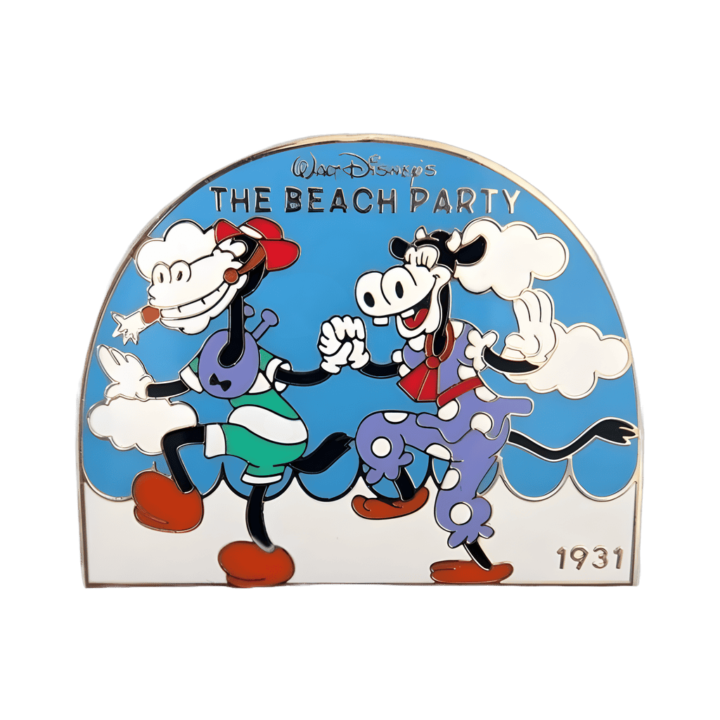 The Beach Party (1931) Disney pin