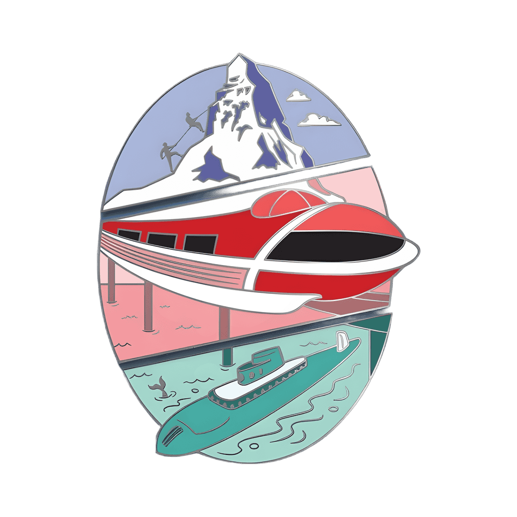 Exclusive Matterhorn Bobsleds Disney pin