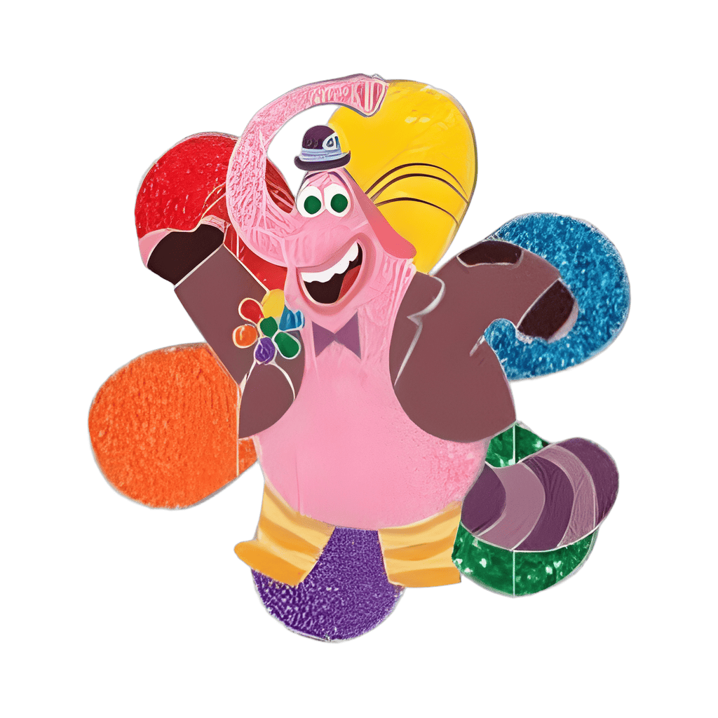 Bing Bong Glitter Chaser Disney pin