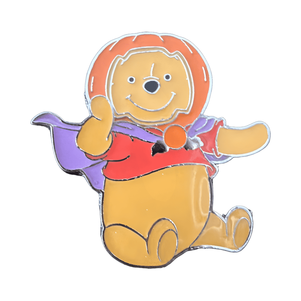 Pooh with Pumpkin head Disney pin
