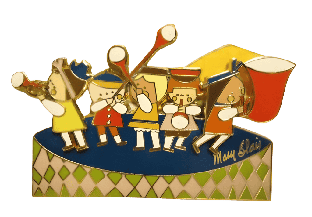 Mary Blair Mural #2 - Creative Children Band (Center) Disney pin