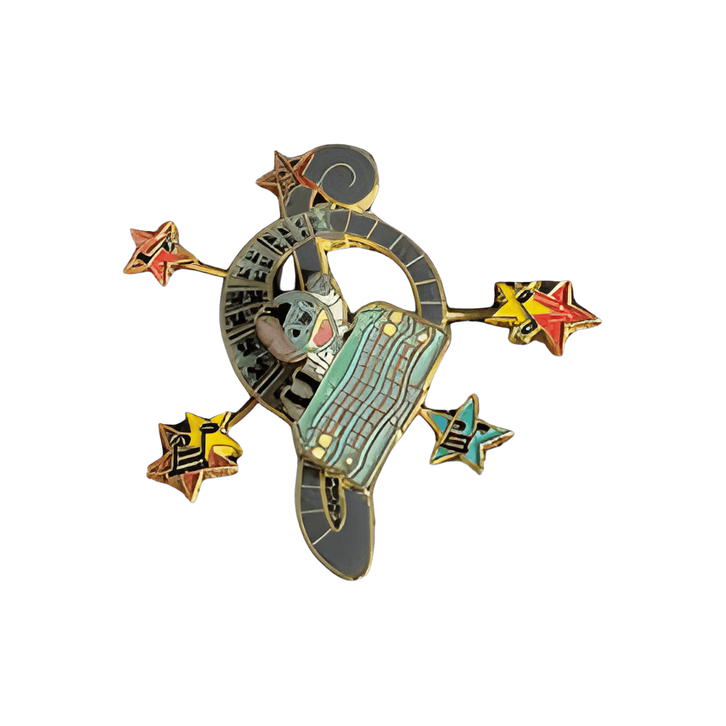 Stitch's Rock N' Roller Coaster Disney pin