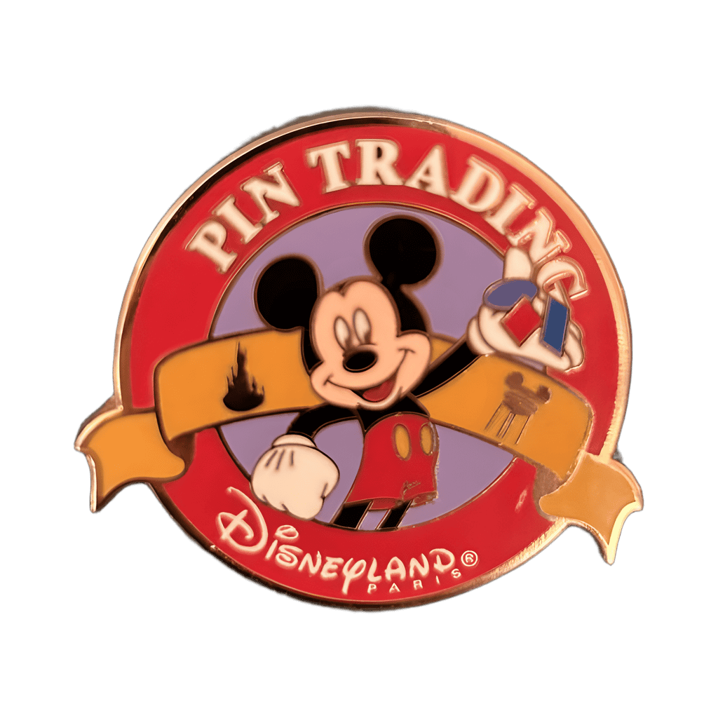 Pin trading disneyland paris logo Disney pin