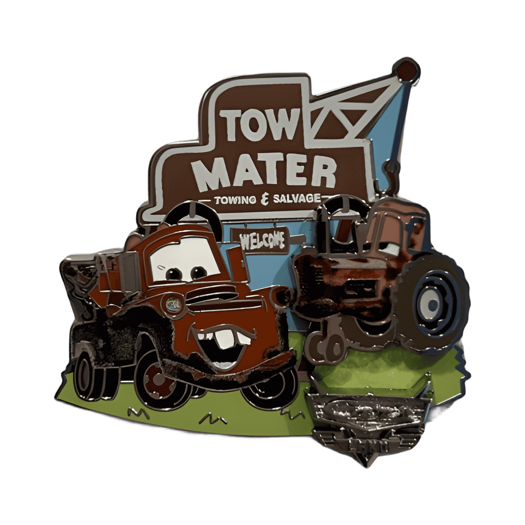 Tow Mater - Towing and Salvage - Mater’s Junkyard Disney pin