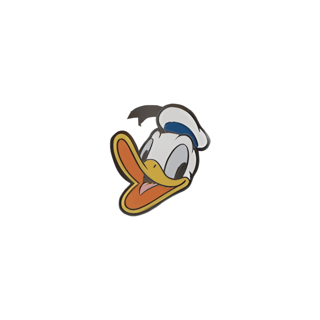 Disney Classic Character Heads Mystery Collection - Donald with White Hat Disney pin
