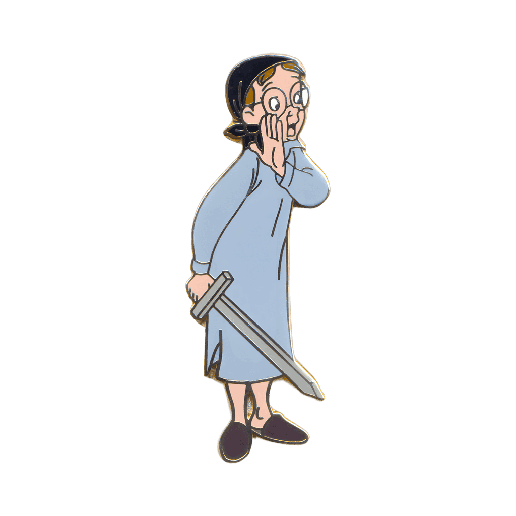 John Holding a Wooden Sword Disney pin