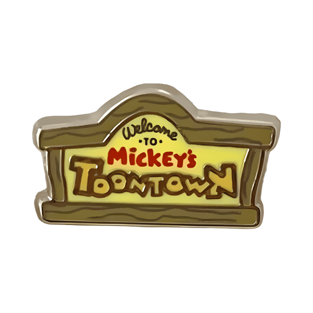 Mickey's Toontown Sign Disney pin