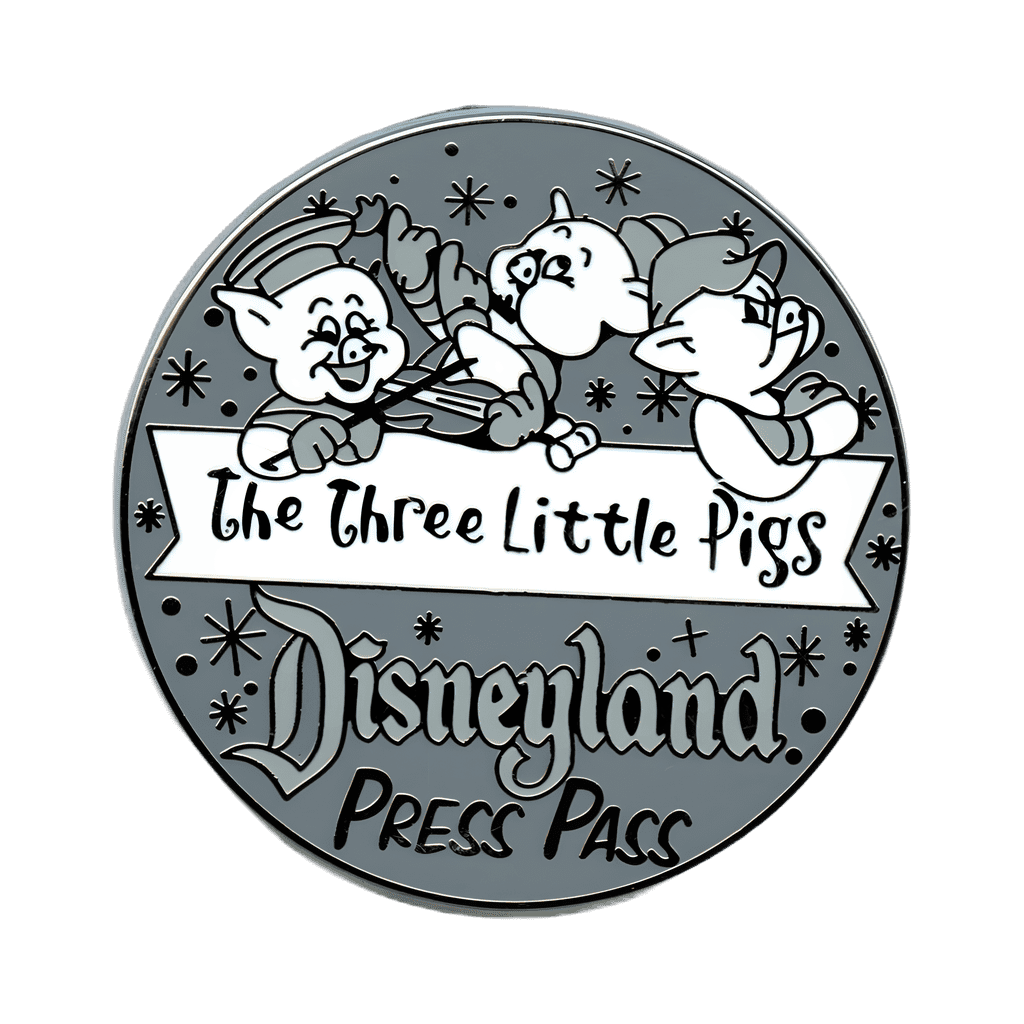 The Three Little Pigs CHASER Disney pin