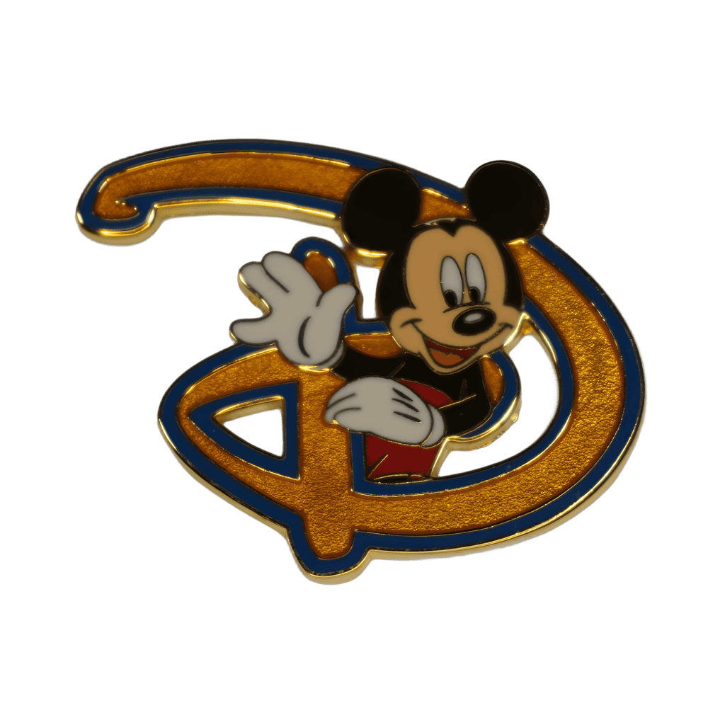 Mickey in "D" Disney pin