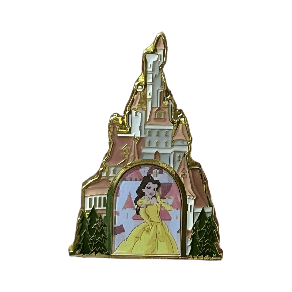 Belle Castle Lenticular Disney pin