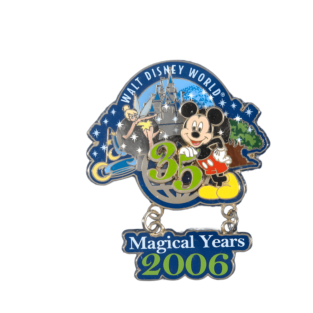 2006 - Mickey and Tinker Bell 35th Anniversary of Walt Disney World Resort Disney pin