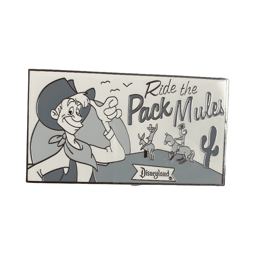 Ride the Pack Mules Disney pin