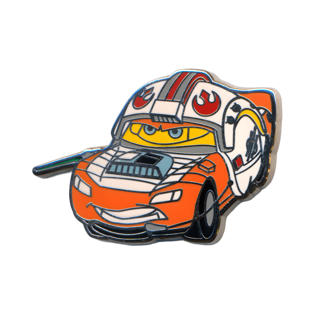 Lightning McQueen as Luke Skywalker Disney pin