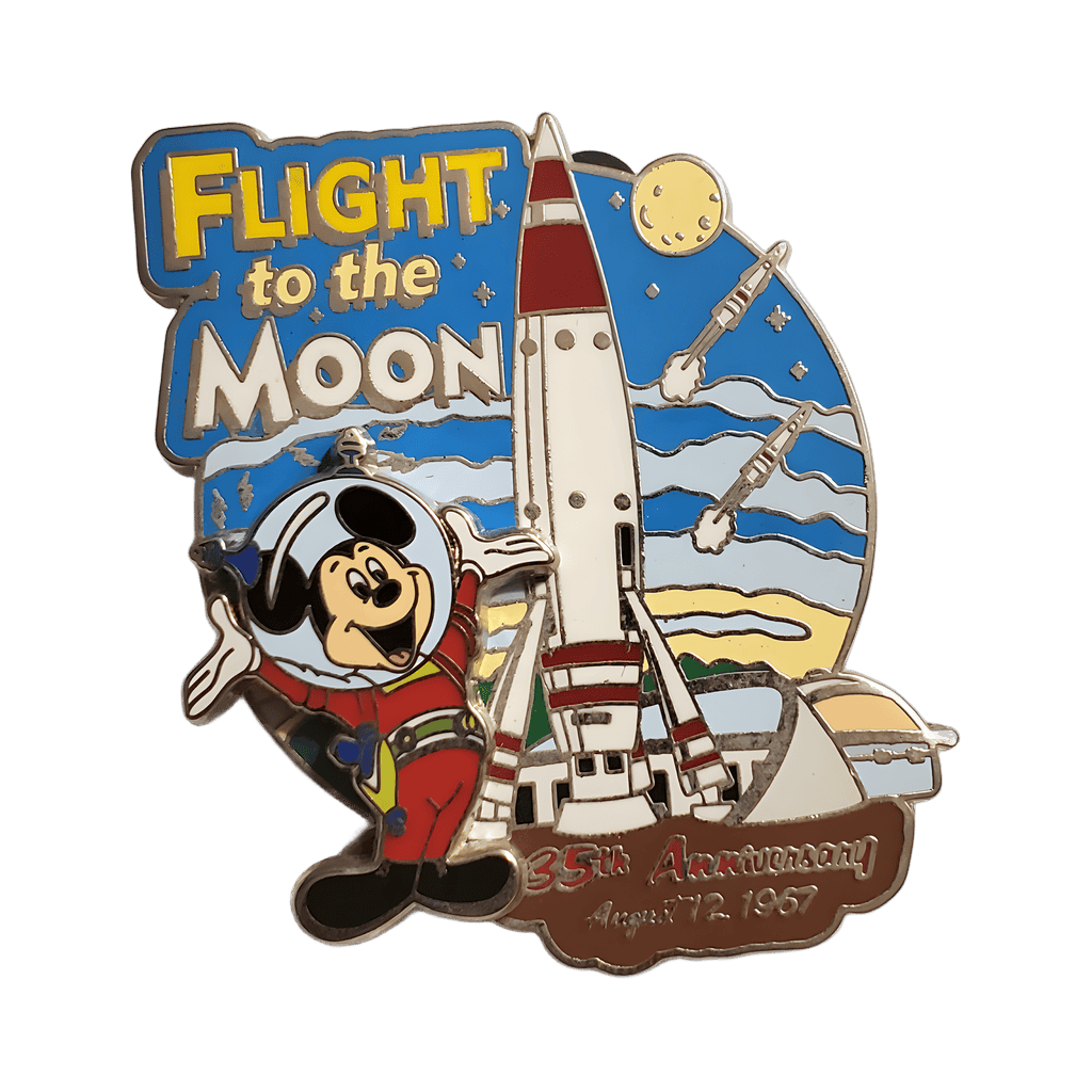Flight to the Moon 35th Anniversary - Mickey Mouse Disney pin
