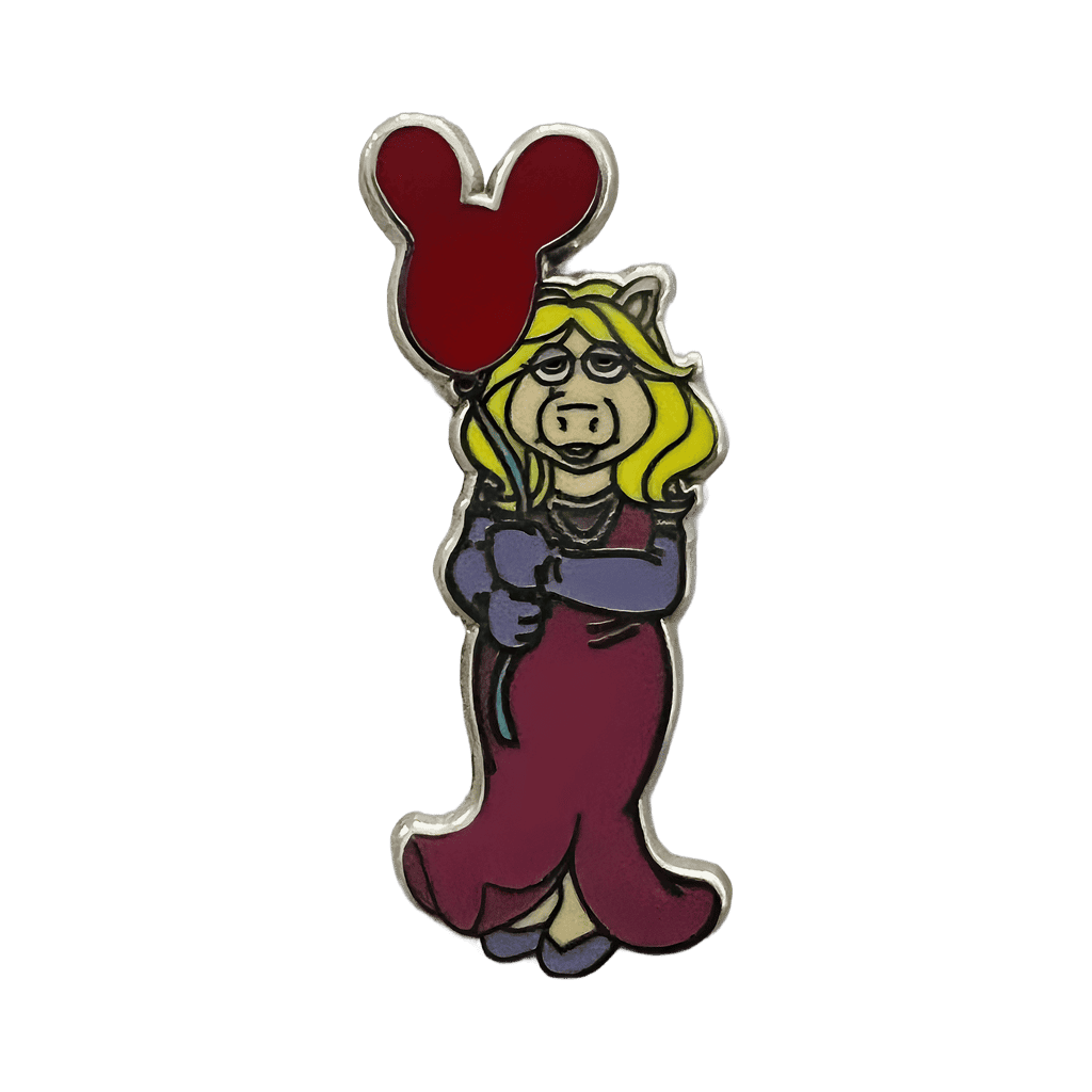 Miss Piggy with a Mickey Balloon Disney pin