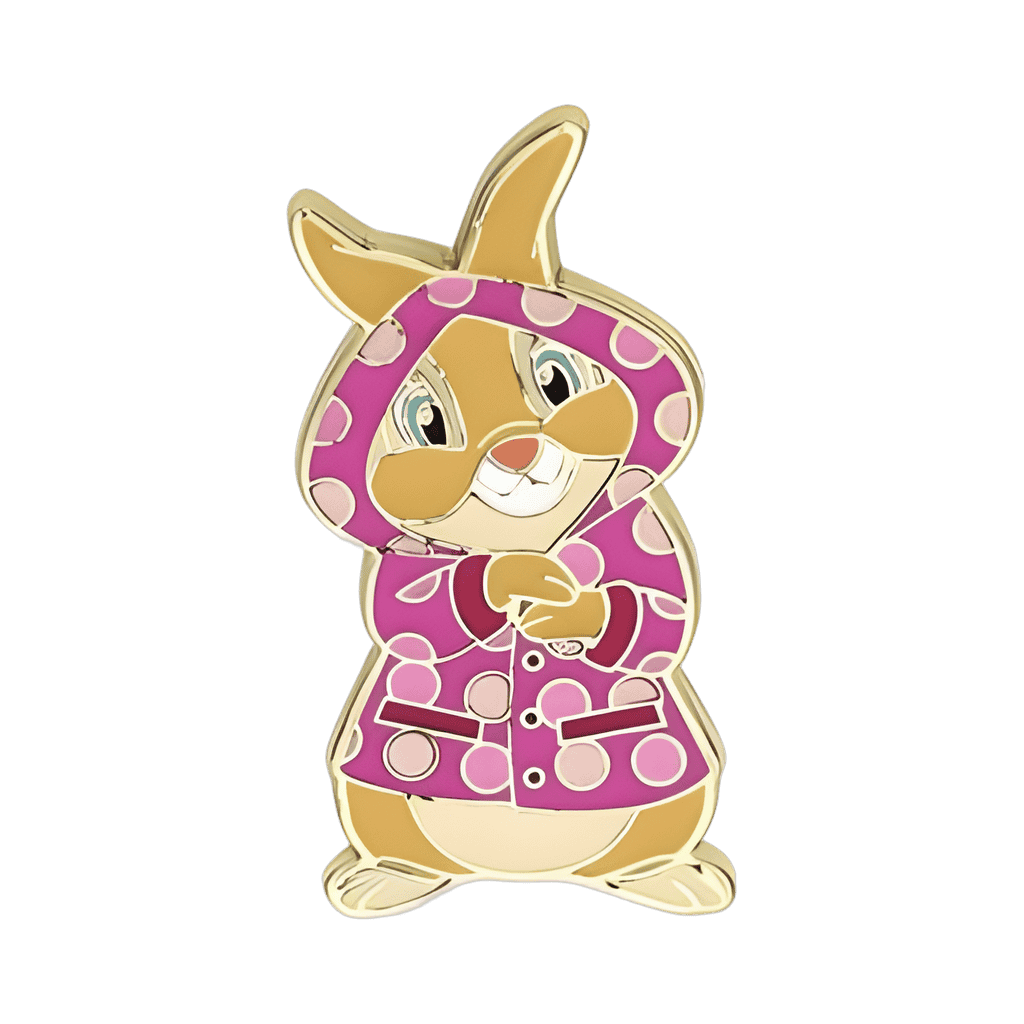 Series 1 - Miss Bunny in Pink Polkadot Raincoat Disney pin