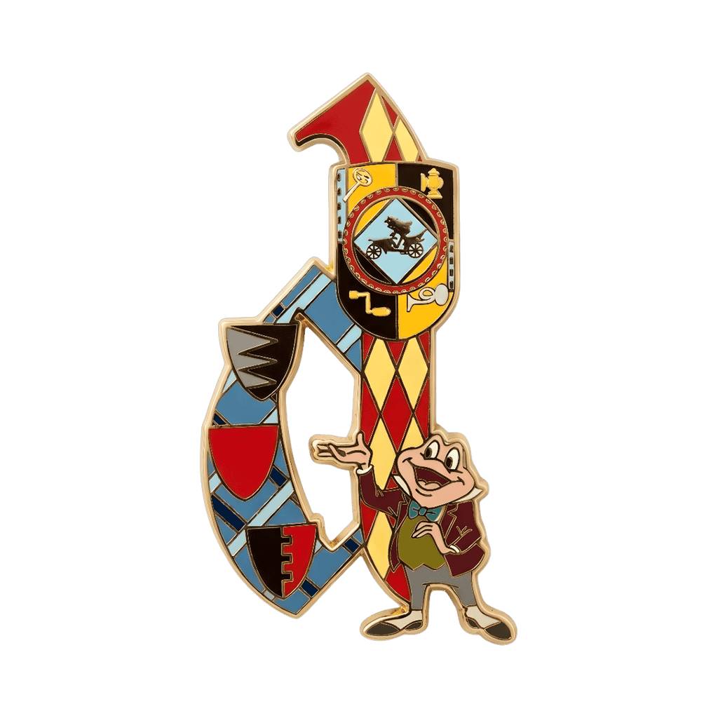 "D" Mr Toad's Wild Ride Disney pin