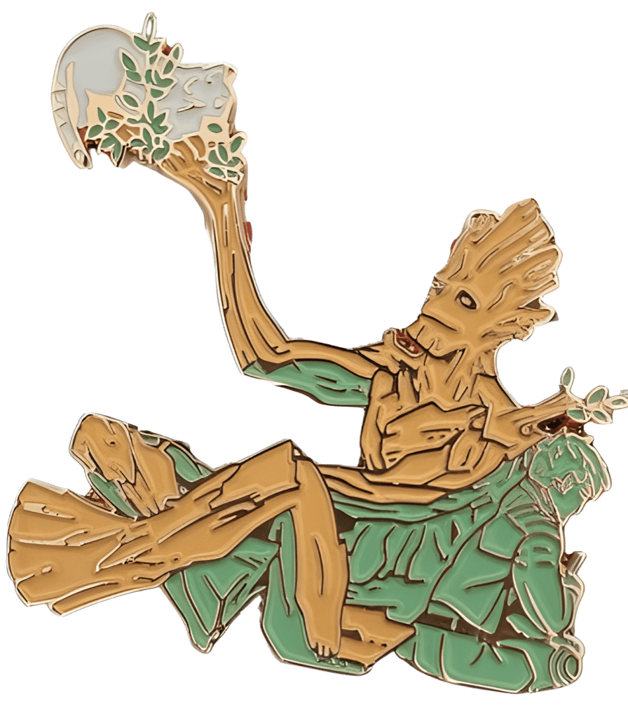 Groot & Cat Disney pin