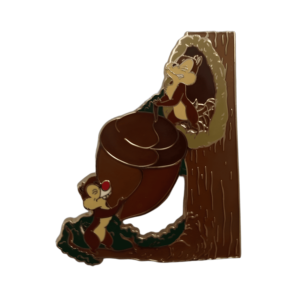 Climbing with acorn Disney pin