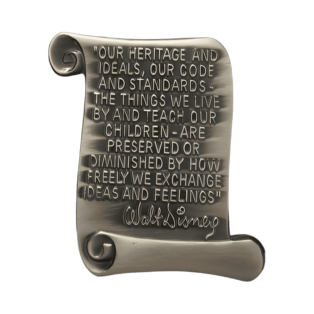 Our Heritage and Ideals Disney pin