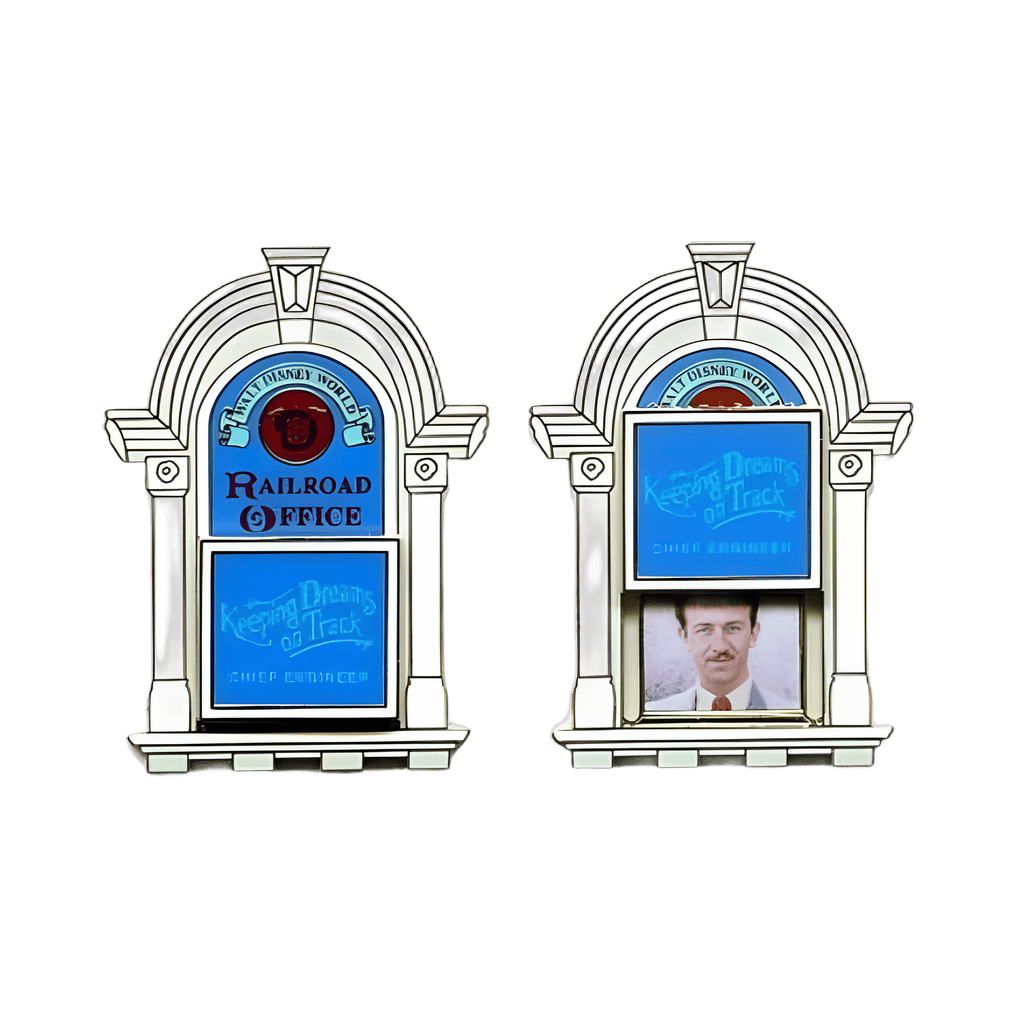 Railroad Office Window Disney pin