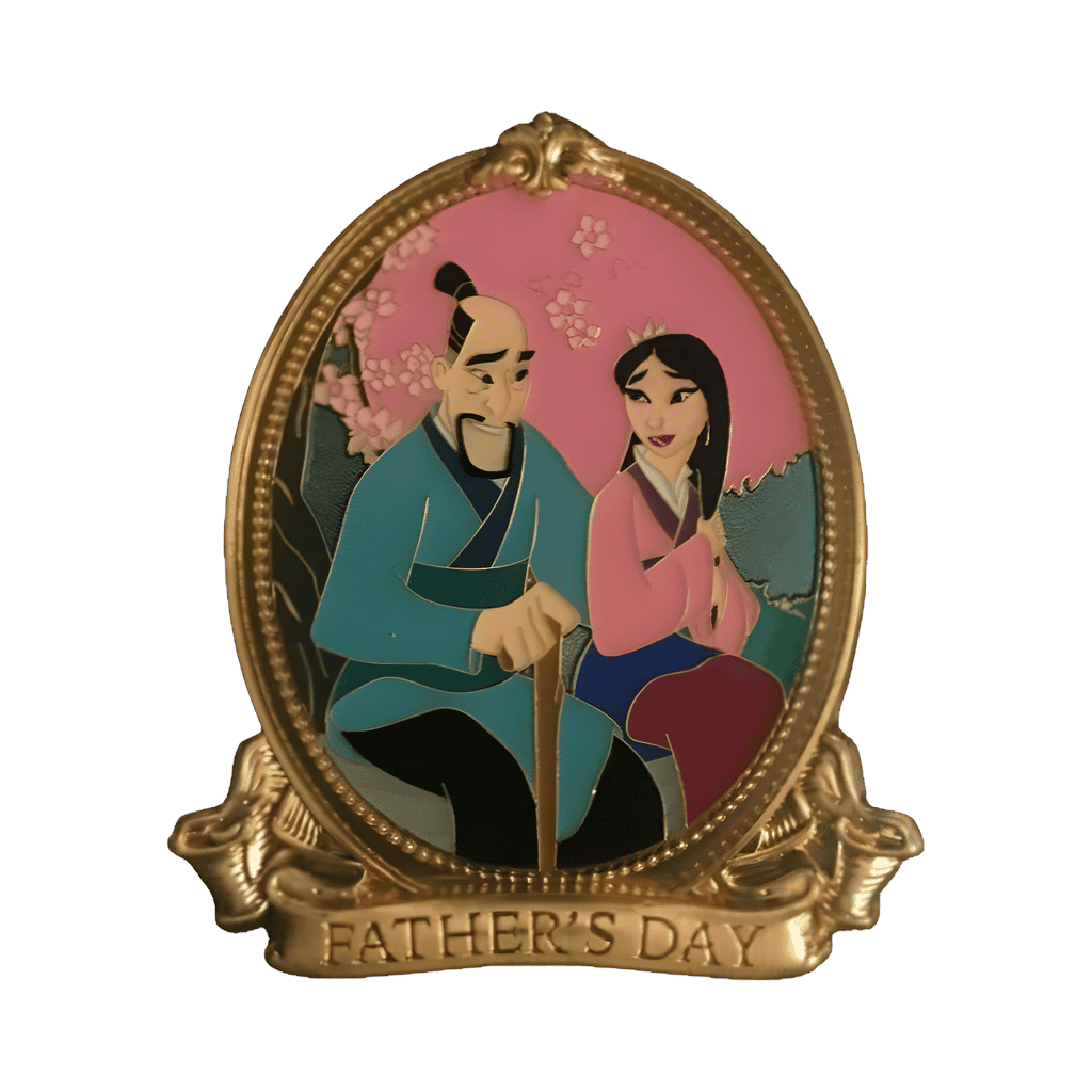 2019 - Mulan and Fa Zhou Gold Frame Disney pin