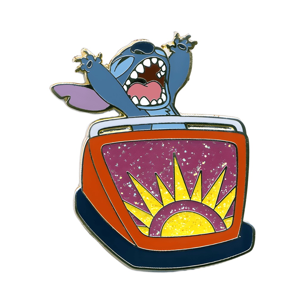 Stitch on California Screamin' Disney pin