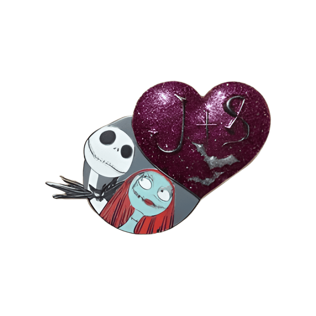 Jack and Sally Disney pin