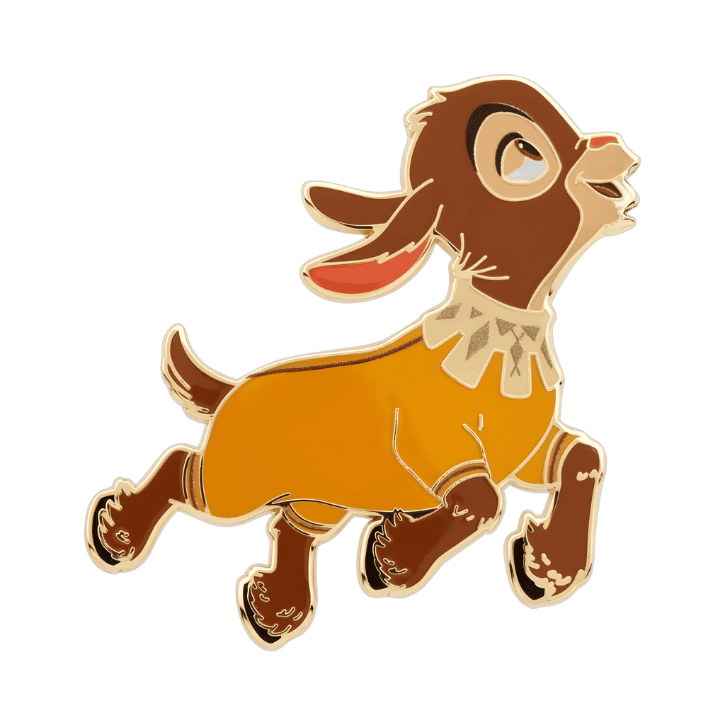Star and Valentino Set - Valentino the Goat Disney pin