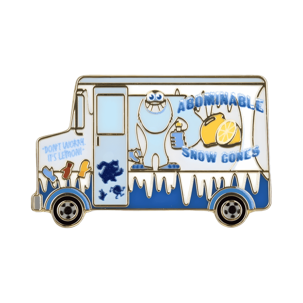 Monsters Inc. Pin Set - Abominable Snow Cones Truck Disney pin