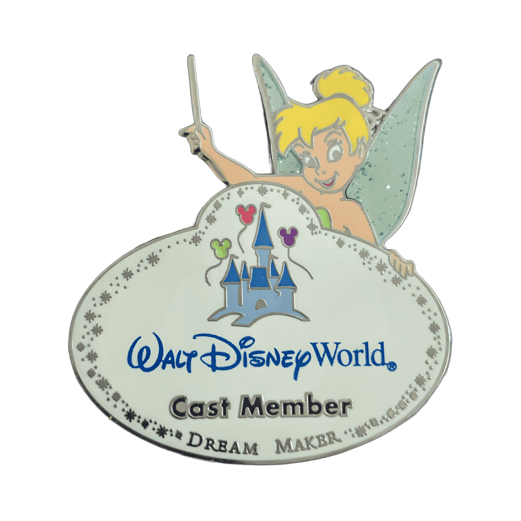 Tinker Bell Walt Disney World Cast Member Name Tag Disney pin