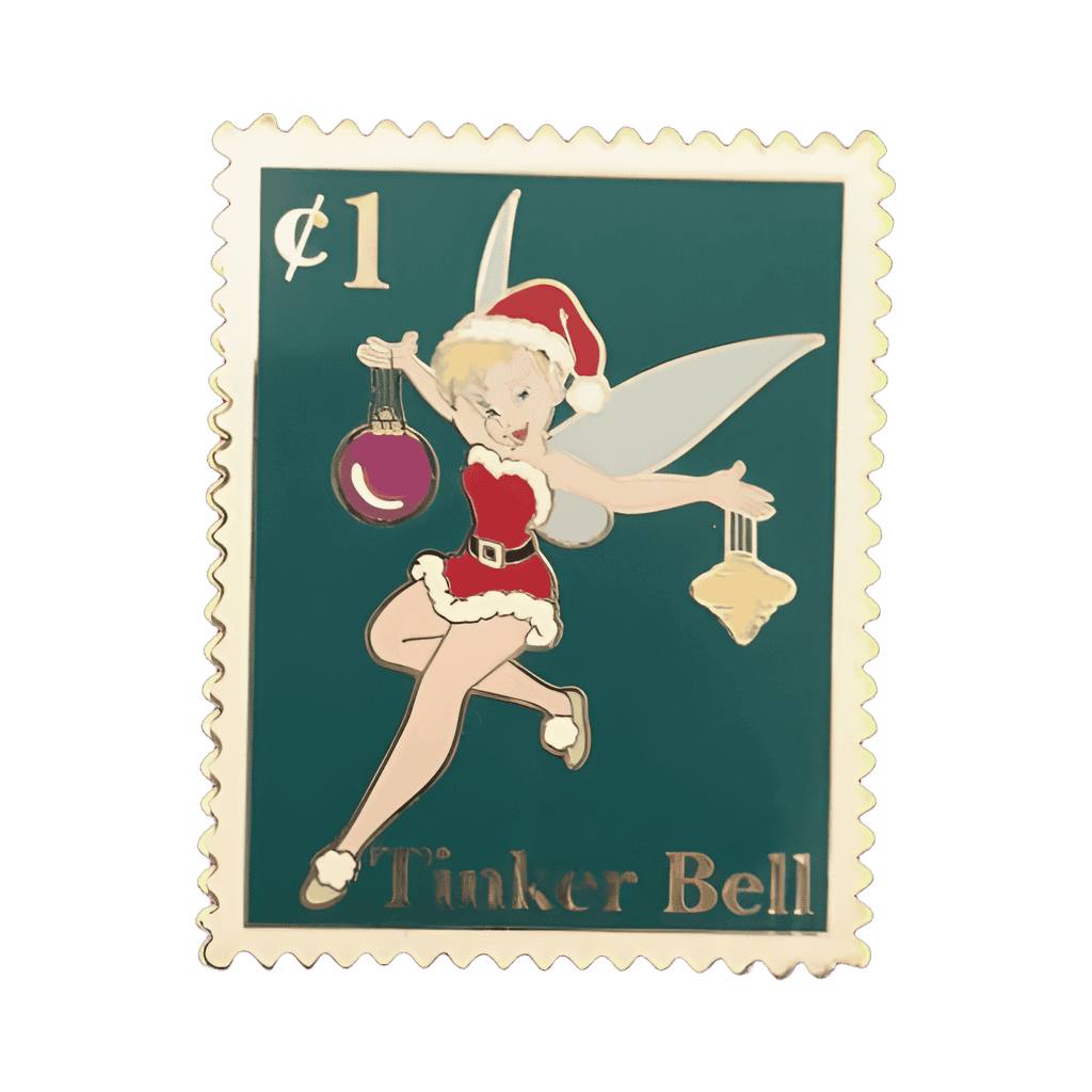 Christmas Postage Stamp Series Tinker Bell Disney pin