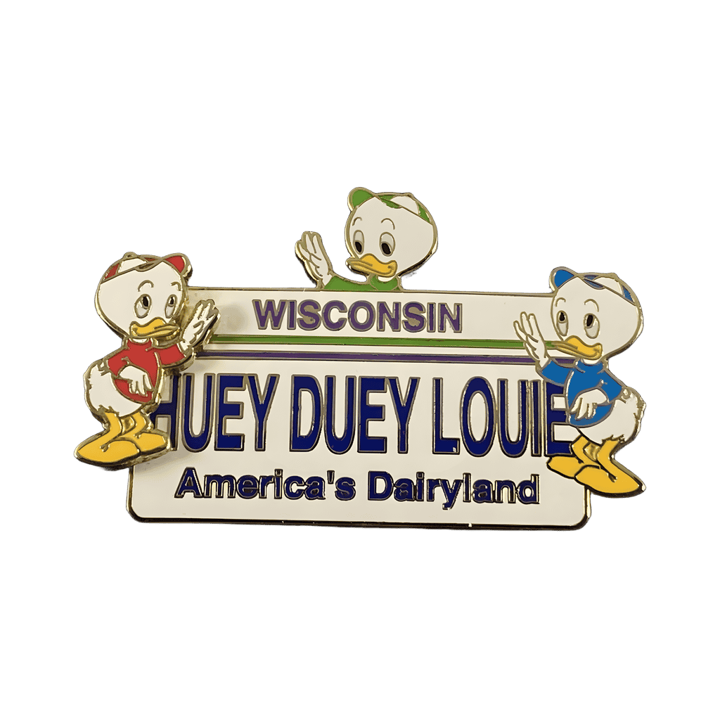 Wisconsin - Huey Duey Louie - America’s Dairyland Disney pin