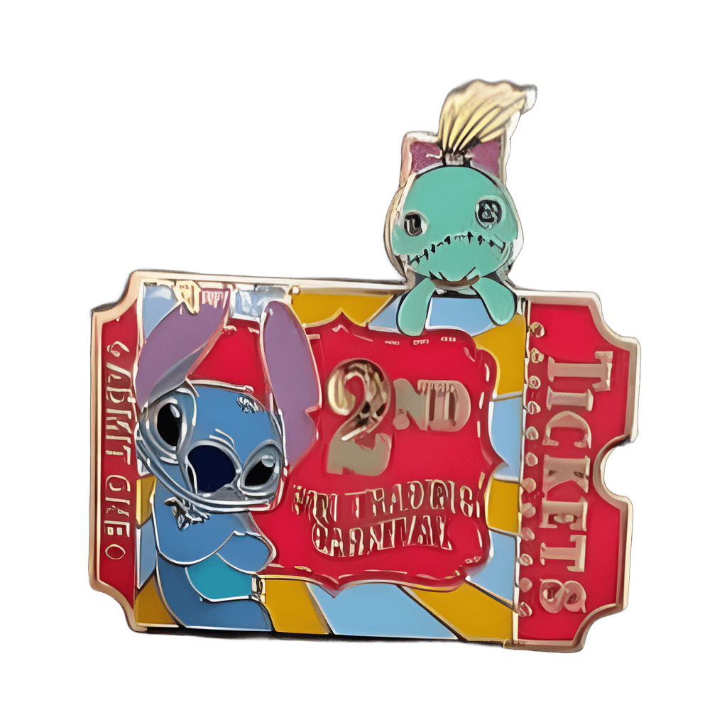 Stitch and Scrump Disney pin
