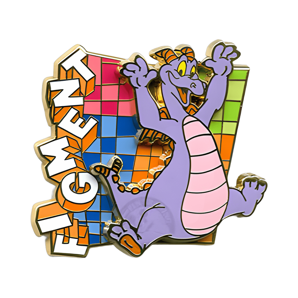 Figment Rainbow Block Disney pin