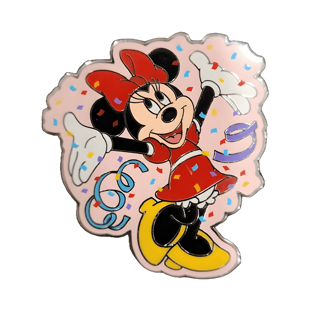 Celebrating 35 Magical Years Starter Lanyard Set - Minnie with Confetti Disney pin