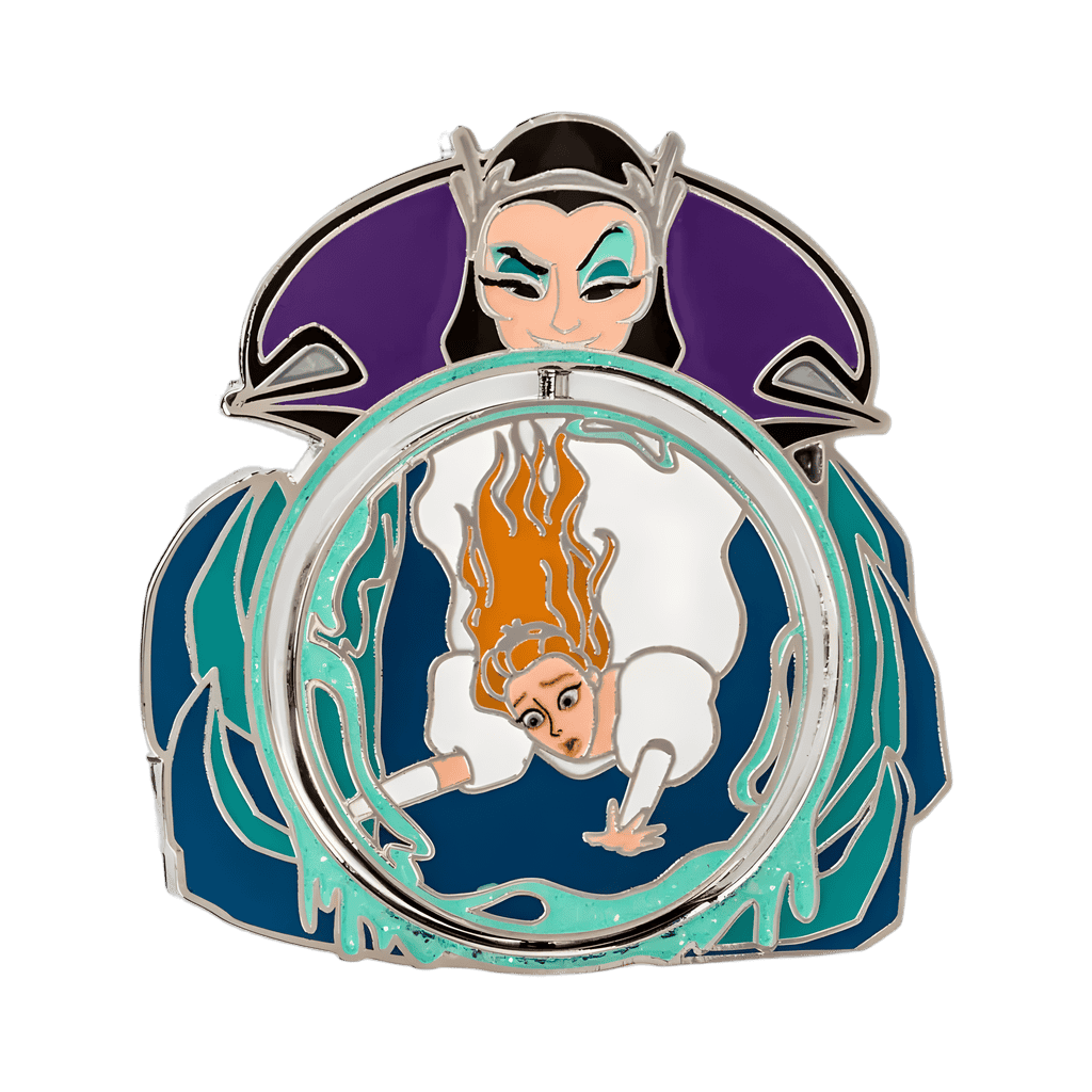 Giselle and Queen Narissa Spinner Pin Disney pin