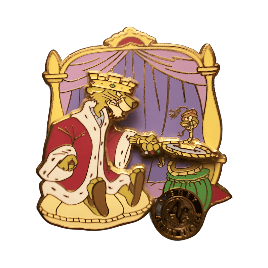 Prince John with Sir Hiss Disney pin