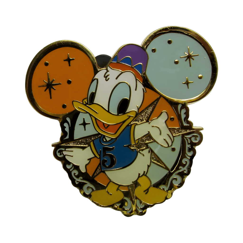 5th Anniversary - Mickey Icon - Donald Disney pin